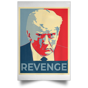 Trump REVENGE Mugshot Portrait Poster