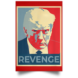 Trump REVENGE Mugshot Portrait Poster