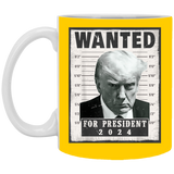 Trump WANTED for President 2024 White Mug