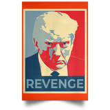 Trump REVENGE Mugshot Portrait Poster