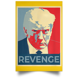 Trump REVENGE Mugshot Portrait Poster