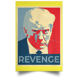 Trump REVENGE Mugshot Portrait Poster