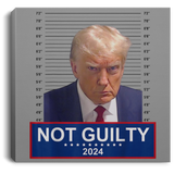 Trump NOT Guilty Square Canvas