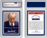 Trump Mugshot Trading Card