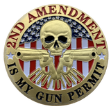 2A My Gun Permit Gold Coin - Subscriber Exclusive