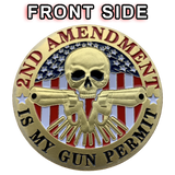 2A My Gun Permit Gold Coin - Subscriber Exclusive