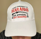 Right to Bear Arms 2nd Amendment White Hat - Subscriber Exclusive