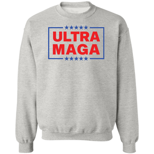 ULTRA MAGA Trump Supporters - Crewneck Pullover Sweatshirt