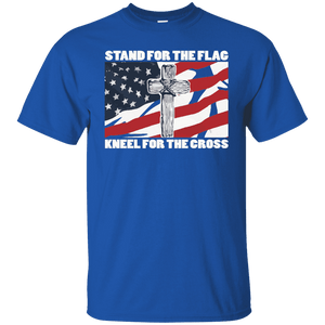 Stand For The Flag, Kneel For The Cross T-Shirt