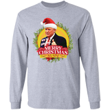 We're Saying MERRY CHRISTMAS AGAIN Long Sleeve Trump T-Shirt