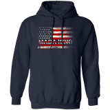 Trump MAGA King Flag - Pullover Hoodie