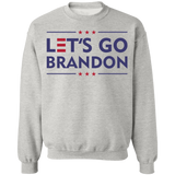 Let's Go Brandon Slogan  Crewneck Pullover Sweatshirt