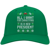 All I Want for Christmas is a New President Back  Cap