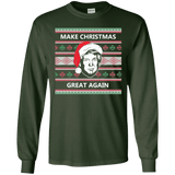 Make Christmas Great Again Trump Long Sleeve T-Shirt