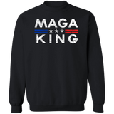 Trump MAGA KING - Crewneck Pullover Sweatshirt