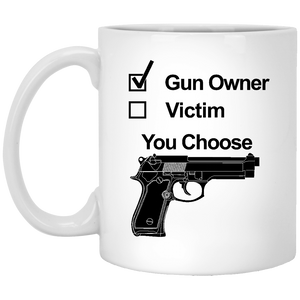 Proud Gun Owner White Mug