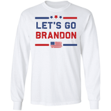 Let's Go Brandon USA Flag  LS Ultra Cotton T-Shirt