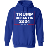 Trump Desantis 2024 Pullover Hoodie