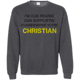 God-Fearing Conservative - Sweatshirt  8 oz.