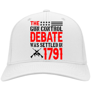 The 1791 Gun Debate Twill Cap