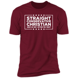 Straight Conservative Christian Premium Short Sleeve Tee