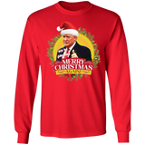 We're Saying MERRY CHRISTMAS AGAIN Long Sleeve Trump T-Shirt