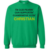 God-Fearing Conservative - Sweatshirt  8 oz.