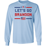 Let's Go Brandon USA Flag  LS Ultra Cotton T-Shirt