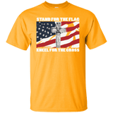 Stand For The Flag, Kneel For The Cross T-Shirt