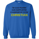 God-Fearing Conservative - Sweatshirt  8 oz.