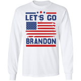 Let's Go Brandon Large Flag  LS Ultra Cotton T-Shirt