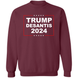 Trump Desantis 2024 Crewneck Pullover Sweatshirt