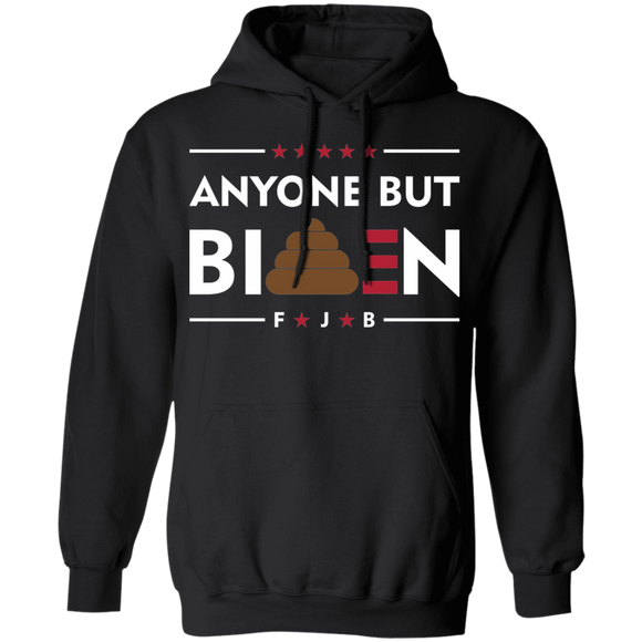 Funny Anyone But Biden  Pullover Hoodie