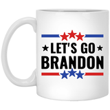 Let's Go Brandon Stars Mug