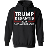 Trump Desantis 2024 Pullover Hoodie