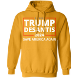 Trump Desantis 2024 Pullover Hoodie