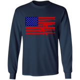 American Rifle Flag Gun Pride LS Ultra Cotton T-Shirt