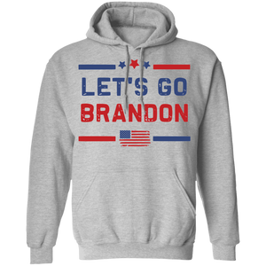 Let's Go Brandon USA Flag  Pullover Hoodie