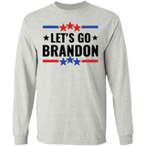 Let's Go Brandon Stars LS Ultra Cotton T-Shirt