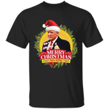 We're Saying MERRY CHRISTMAS AGAIN Short Sleeve Trump T-Shirt