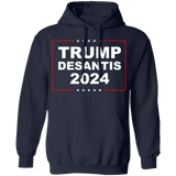 Trump Desantis 2024 Pullover Hoodie