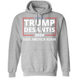 Trump Desantis 2024 Pullover Hoodie