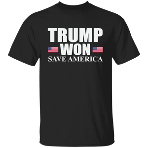 Trump WON - Save America - T-Shirt