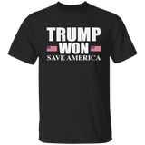 Trump WON - Save America - T-Shirt