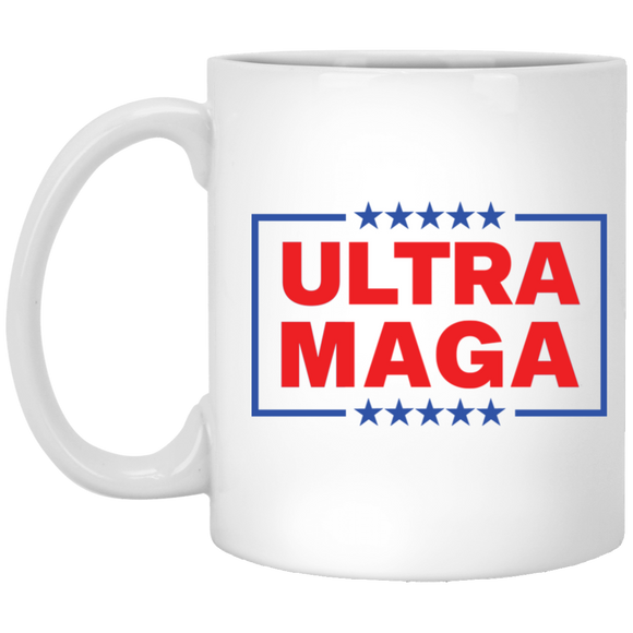 ULTRA MAGA Trump Supporters - White Mug