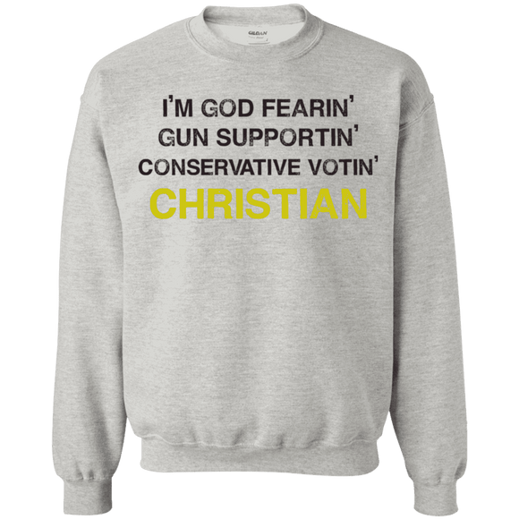 God-Fearing Conservative - Sweatshirt  8 oz.