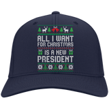 All I Want for Christmas is a New President Back  Cap