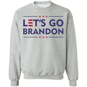 Let's Go Brandon Slogan  Crewneck Pullover Sweatshirt