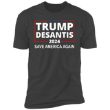 Trump Desantis 2024 Short Sleeve Tee