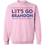 Let's Go Brandon Slogan  Crewneck Pullover Sweatshirt